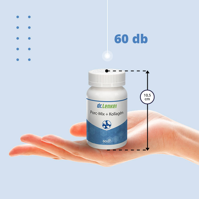 Dr. Lenkei vitamin International, Porc-Mix+Kollagén, étrendkiegészítő tabletta, 60 db